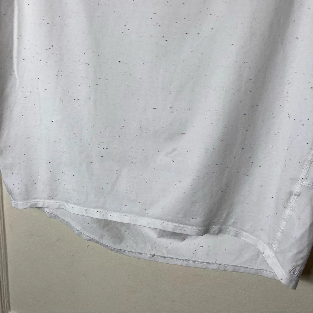 Lululemon white confetti back in action long sleeve top womens XS-S - Picture 4 of 8